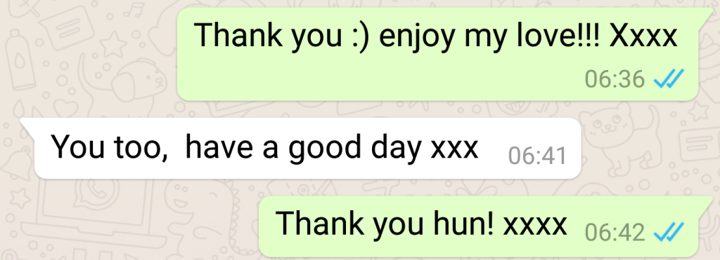 What’s the last message you&nbsp;sent?