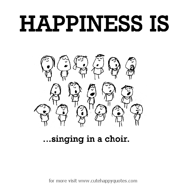 My choir family…