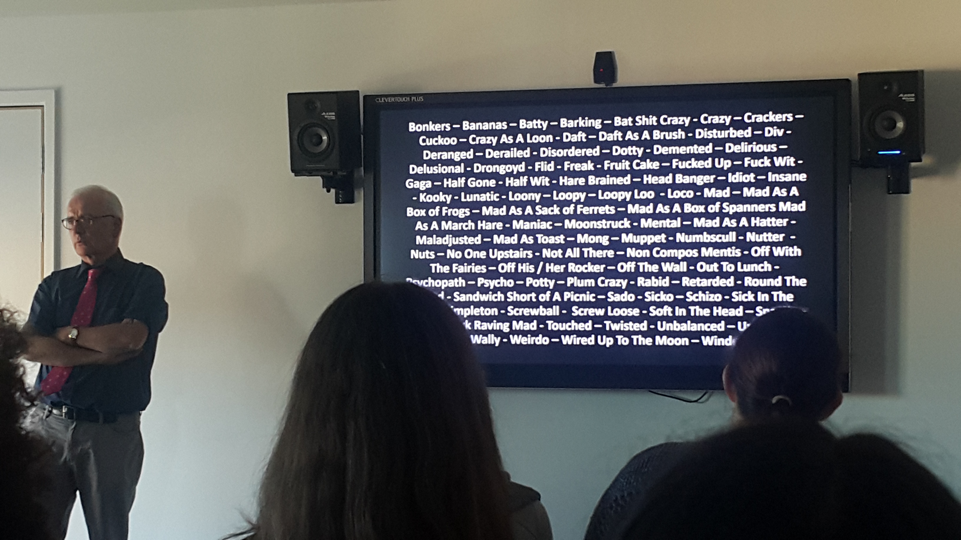 Labels used to stigmatise people with mental illnesses