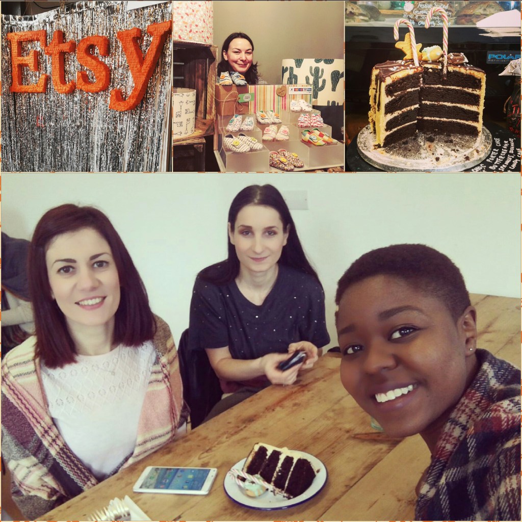 Blogmas day 3- Etsy festive market and tea and cake with&nbsp;friends.