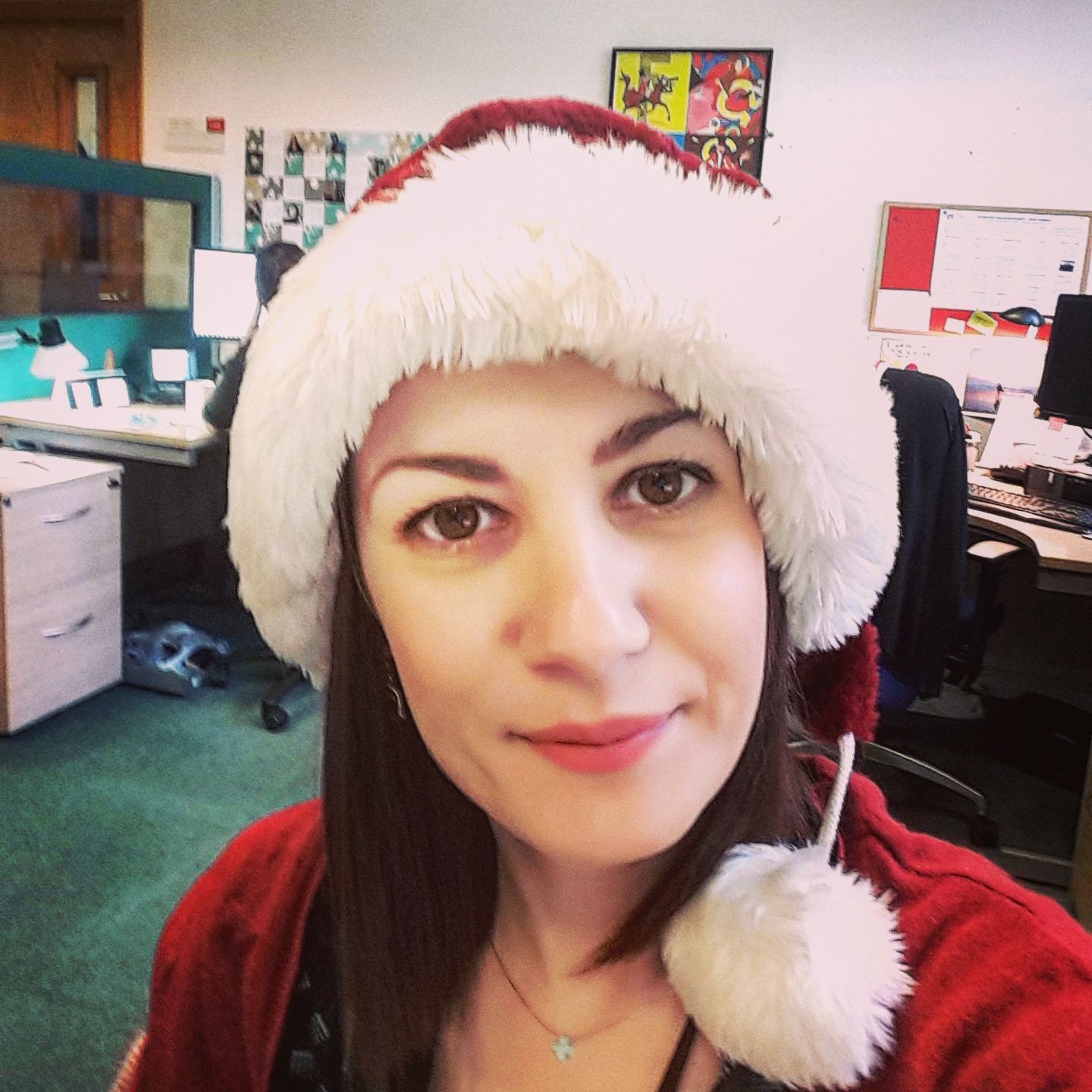 Santa Hat Selfie