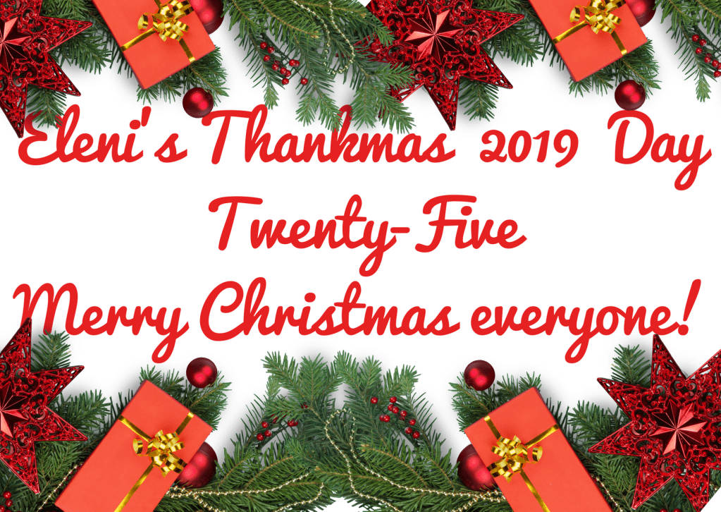 Thankmas Day Twenty-Five: Thank you&nbsp;everyone